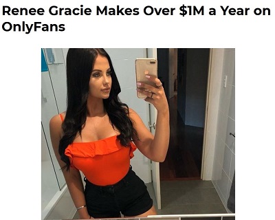 Renee Gracie Makes Over $1M a Year on OnlyFans