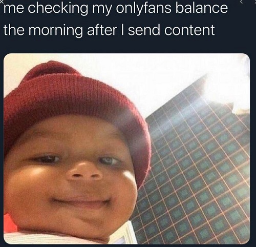 checking onlyfans balance happy face
